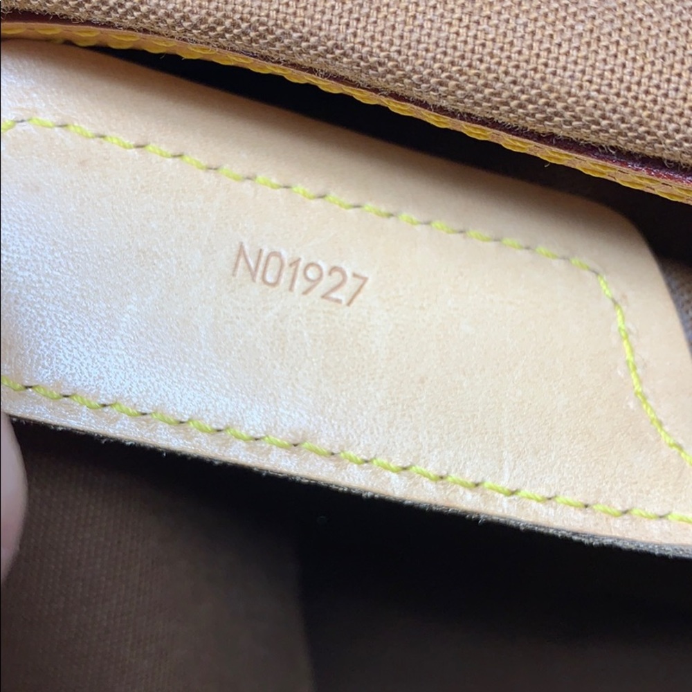 Authentic LOUIS VUITTON MONOGRAM SAC FLANE… - Picture 6 of 16